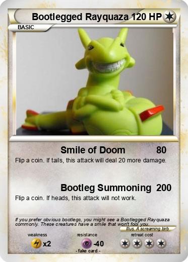 Pokemon Bootlegged Rayquaza