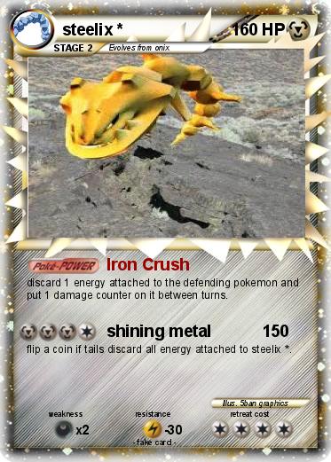 Pokemon steelix *