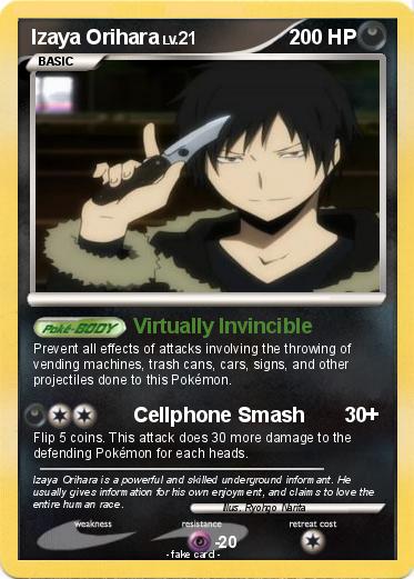 Pokemon Izaya Orihara