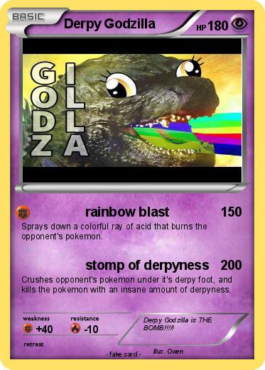 Pokemon Derpy Godzilla