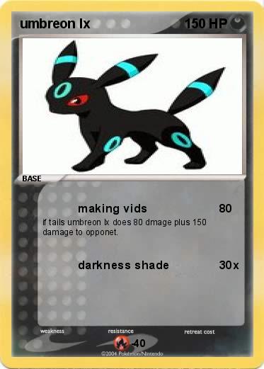 Pokemon umbreon lx
