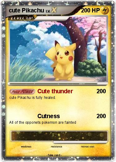 Pokemon cute Pikachu
