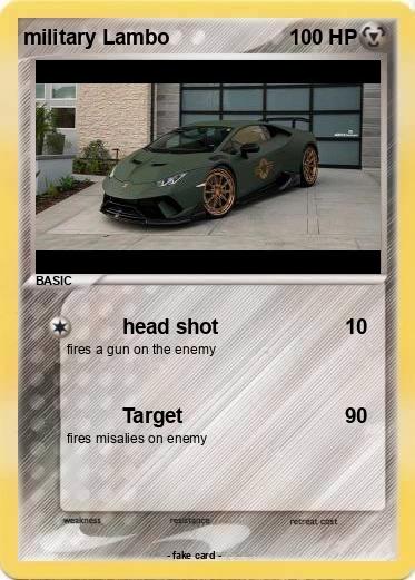 Pokemon military Lambo