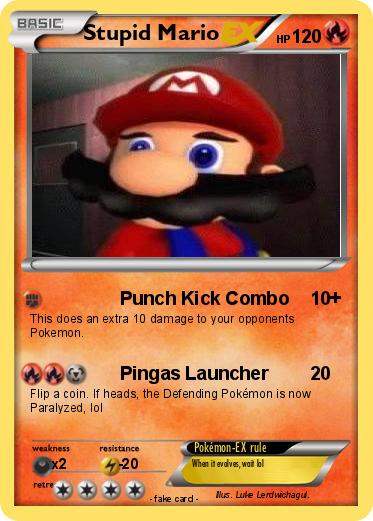 Pokemon Stupid Mario