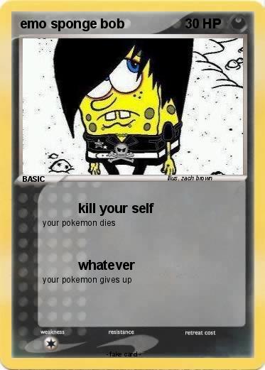 Pokemon emo sponge bob