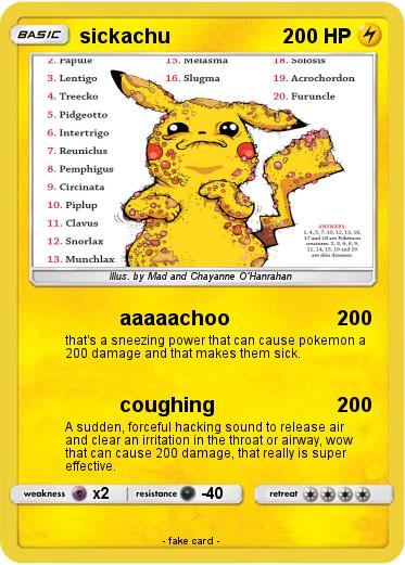Pokemon sickachu