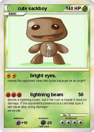 Pokemon cute sackboy