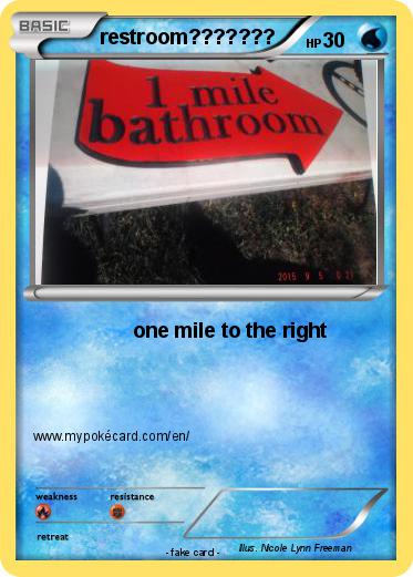 Pokemon restroom???????