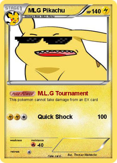 Pokemon MLG Pikachu