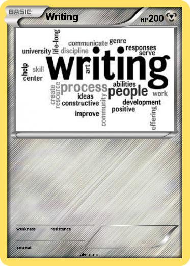 Pokemon Writing