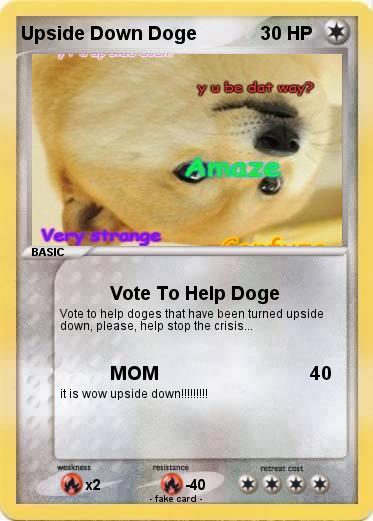 Pokemon Upside Down Doge