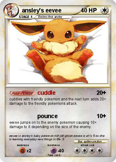 Pokemon ansley's eevee