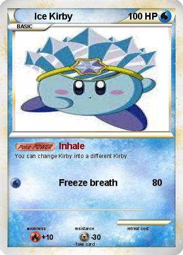 Pokemon Ice Kirby