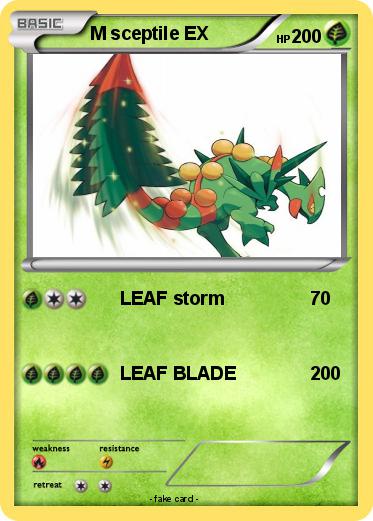 Pokemon M sceptile EX