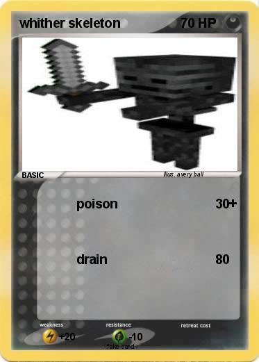 Pokemon whither skeleton