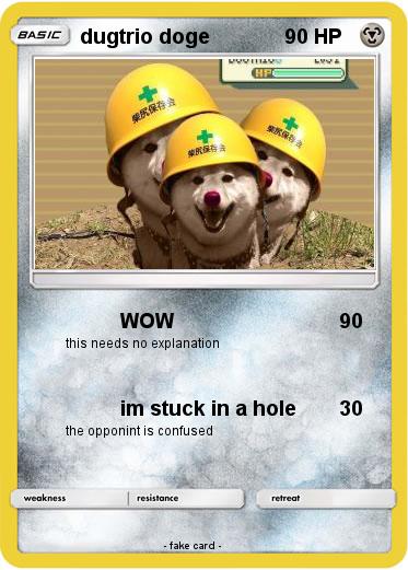 Pokemon dugtrio doge