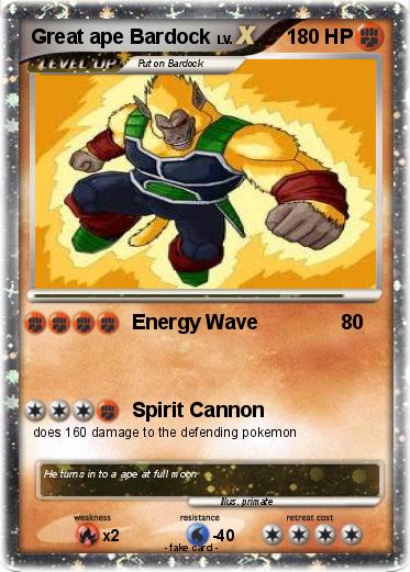 Pokemon Great ape Bardock