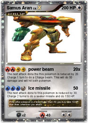 Pokemon Samus Aran