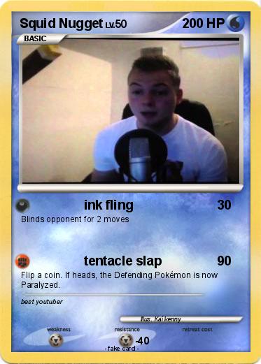 Pokemon Squid Nugget