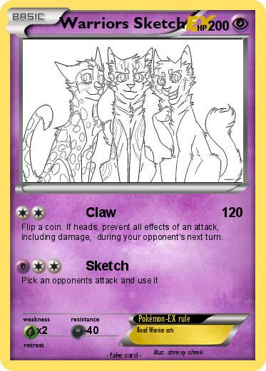 Pokemon Warriors Sketch