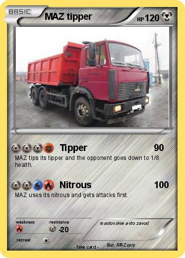 Pokemon MAZ tipper