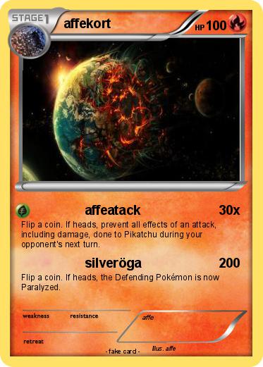 Pokemon affekort