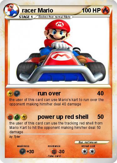 Pokemon racer Mario