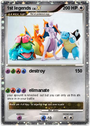 Pokemon 1st legends