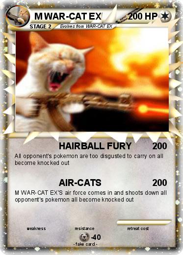 Pokemon M WAR-CAT EX