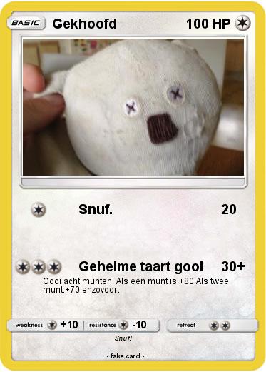 Pokemon Gekhoofd
