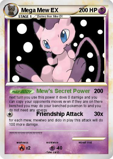 Pokemon Mega Mew EX