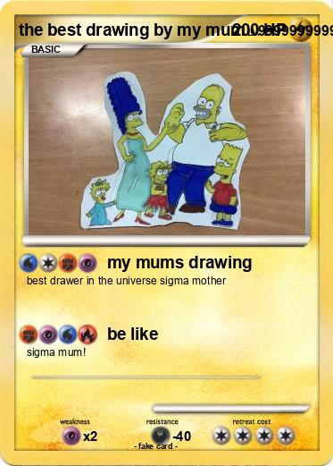 Pokemon the best drawing by my mum