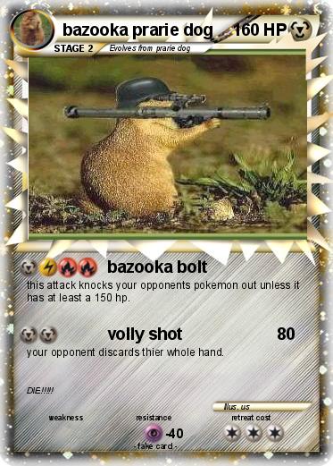 Pokemon bazooka prarie dog