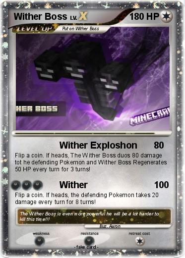 Pokemon Wither Boss
