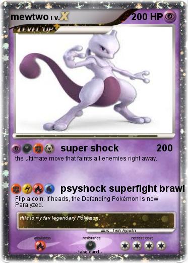 Pokemon mewtwo