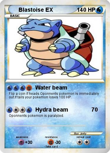 Pokemon Blastoise EX