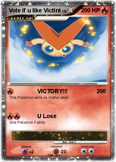 Pokemon Vote if u like Victini