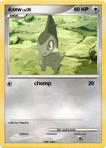 Pokemon Axew Pokemon Axew