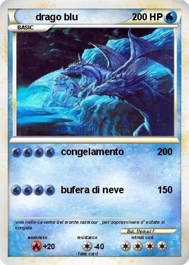 Pokemon drago blu