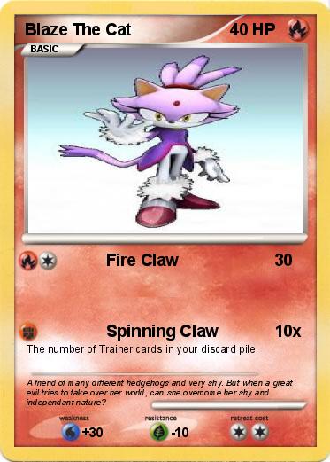 Pokemon Blaze The Cat