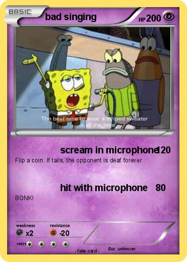 Pokemon bad singing