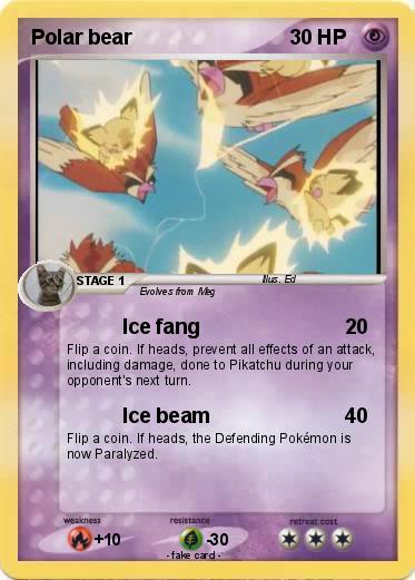 Pokemon Polar bear