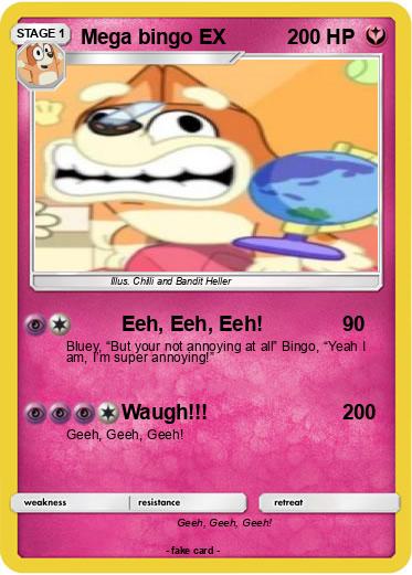 Pokemon Mega bingo EX