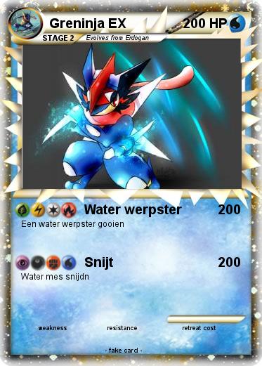 Pokemon Greninja EX