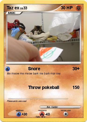 Pokemon Taz ex