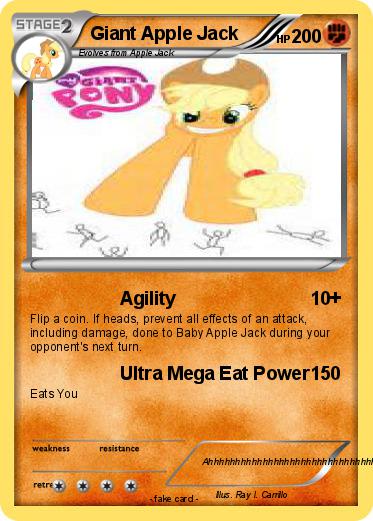 Pokemon Giant Apple Jack