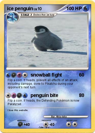 Pokemon ice penguin