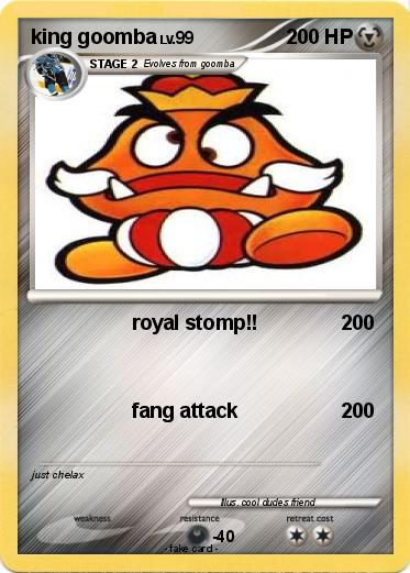 Pokemon king goomba