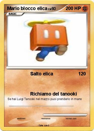 Pokemon Mario blocco elica