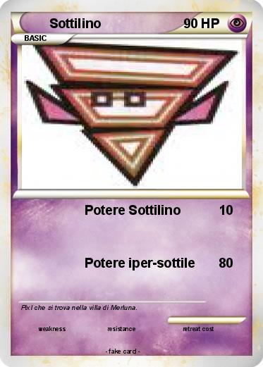 Pokemon Sottilino